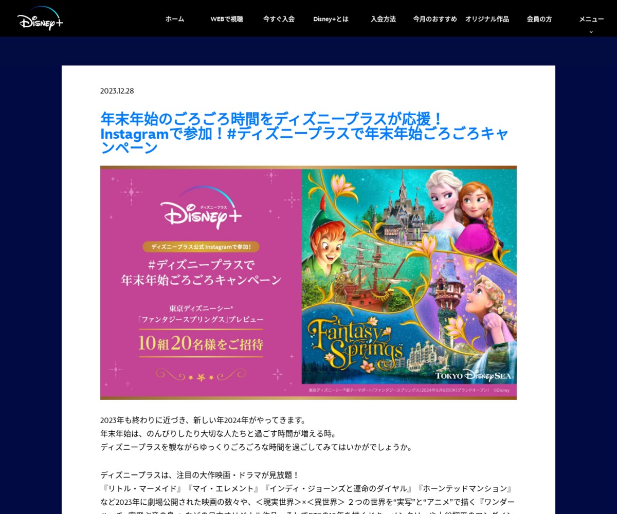 ディズニー新施設オープニングプレビューチケット・ペア・パーク